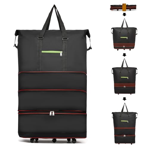 Foldable Duffel Bag with 5 Wheels