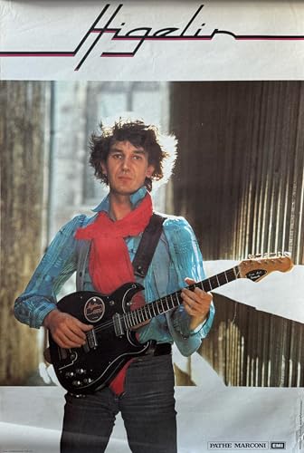 Affiche Higelin Jacques 37x55cm poster vintage musique