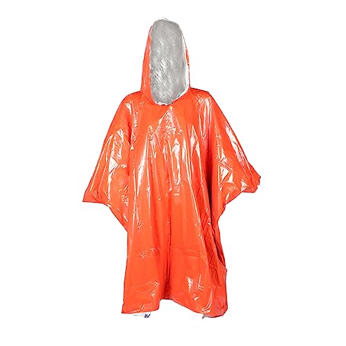 Toyvian First Aid Poncho Emergency Rain Poncho Windproof for Hiking Camping Emergency Preparedness Quick-dry and Lightweight Essential for Outdoor