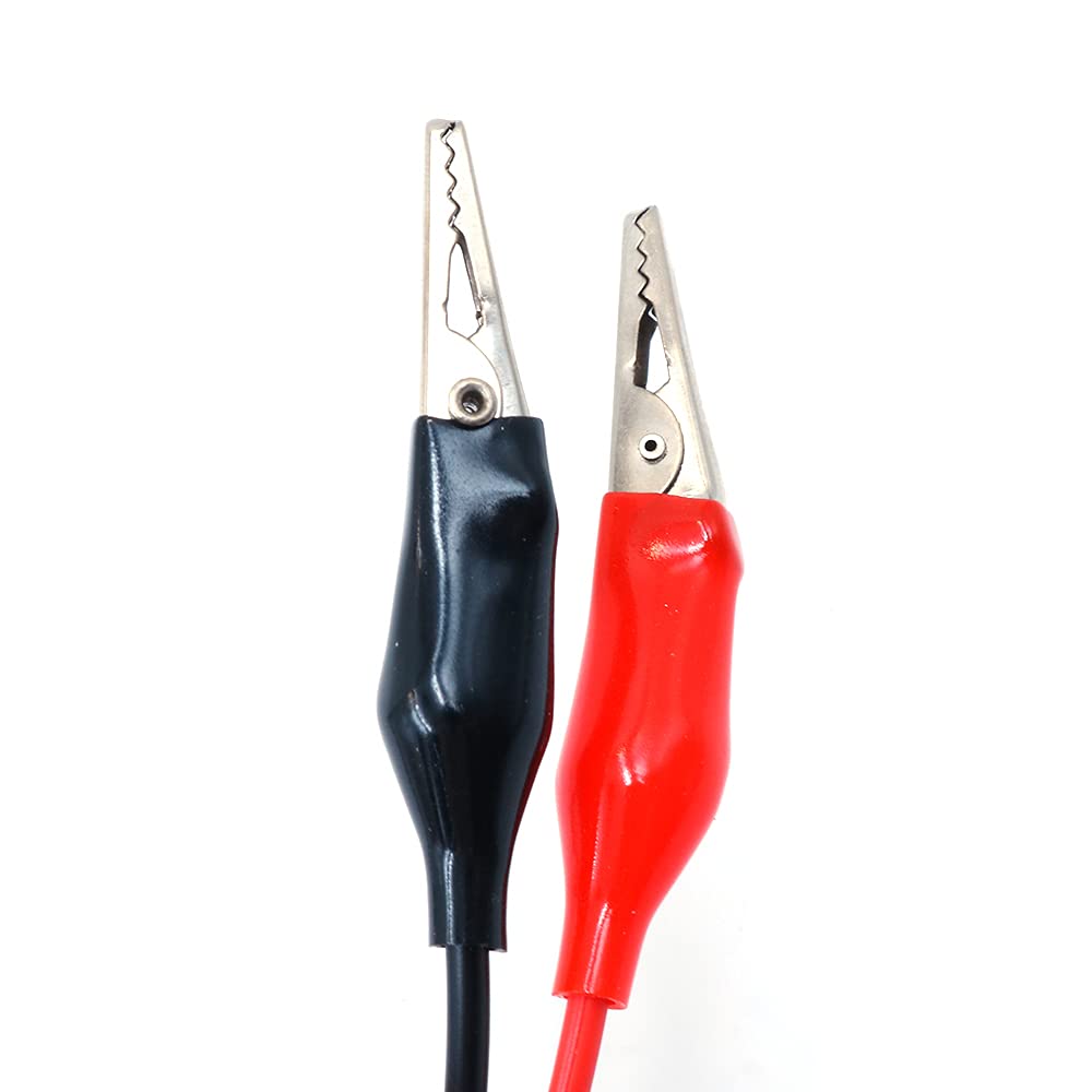 Kit mini pannello solare da 1 W 5,5 V, clip a coccodrillo con cavo da 35 cm, caricabatterie per batterie, casa fai-da-te, progetti scolastici di scienze, campeggio, pesca, escursionismo