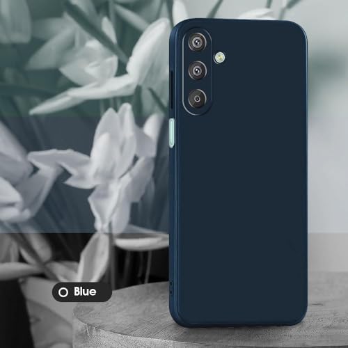 Image of Back Cover for Samsung Galaxy F15 5G / M15 5G | Full Camera Protection | Premium Liquid Silicon Case | Flexible Bumper Case for Samsung Galaxy F15 5G / M15 5G (Dark Blue)