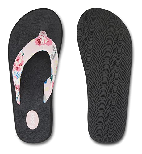 Image of Floopi Flip Flops for Women Flat Yoga Mat Thong Womens Sandals Ladies Beach Sandals with Indoor & Outdoor Anti Skid Soles