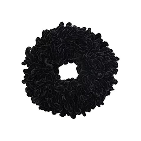 2 x Velvet Khaleeji Scrunchie Big Hair Tie Bun Volumising Hijab Volumizer Scarf Cover