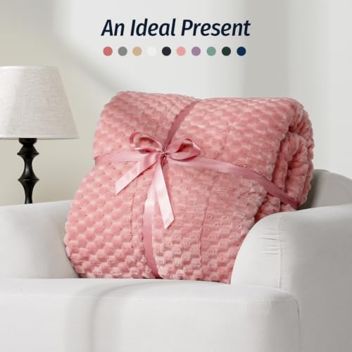 Image of Fleece Weighted Blanket for Adults 60 inch x 80 inch 20lbs Soft Fuzzy Blankets