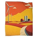 ✔Lavable en machine : cette couverture est lavable en machine (température de l'eau modérée) sur un réglage doux et doux, détergent doux sans blanchiment, puis sèche à l'air libre.