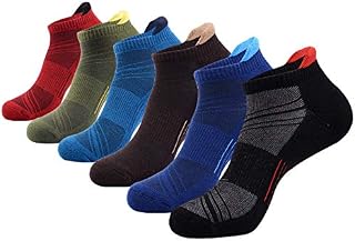 Mens Ankle Low Cut Athletic Tab Socks for Men Sports Comfort Cushion Sock