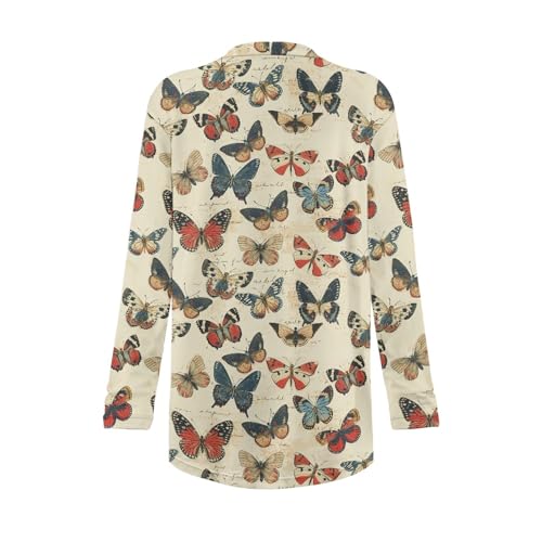 Image of Cardigan Sweaters for Women Long Sleeve Cardigan Soft Drape Open Front Fall Dusters V-Neck Jackets Dressy Loose Coat