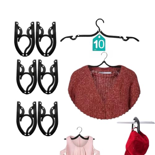 FlyNautics 10pcs Travel Hangers Foldable Cruise...