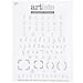 Alphabet Embroidery Transfer Sheet Pattern - 18 x 24 Inch Featuring 81 Designs