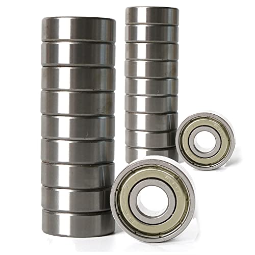 608zz Ball Bearings 608zz High Speed ABEC-7 Skateboard Bearings for Blenders, Skateboards,Scooters, Spinners, Roller 608 Skateboard Bearing 20 pcs