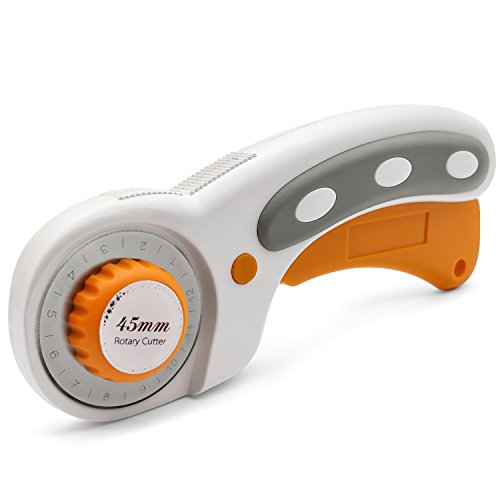 45mm Contour Rotary Cutter for Sewing Fabric Leather Quilting and Scrapbooking