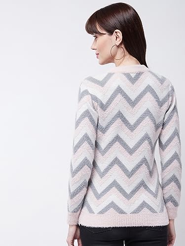 Image of Modeve Women Checkered Sweater for Winters