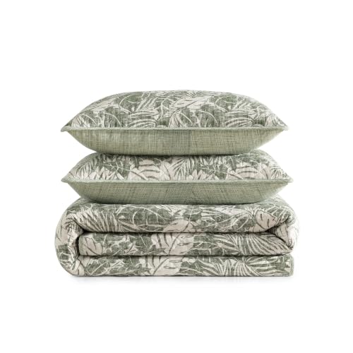 Tommy Bahama - Reversible King Quilt Set with Shams, Cotton Percale