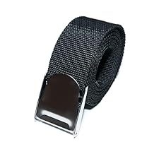 Scuba Diving Weight Belt 67 Black Nylon Webbing with 304 Stainless Steel Quick Release Buckle Adjustable Fit for Scuba and Snorkeling