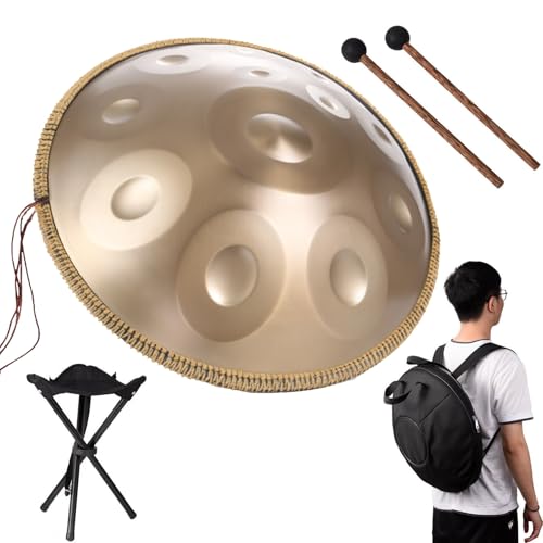432Hz/440Hz Hand Pan Steel 12 Notas en Acacia miniatura 1