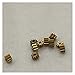TMP1105 10T 1mm Metal Copper Gears for Model Cycloidal Gear (Hole Diameter : 1mm)