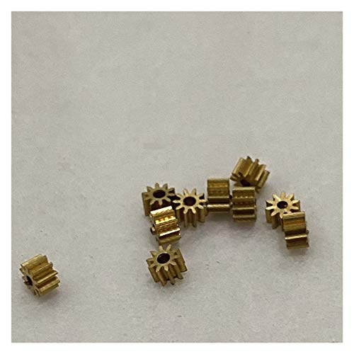 DINGGUANGHE-CUP Durable 10T 1mm Metal Copper Gears for Model Cycloidal Gear (Hole Diameter : 1mm)