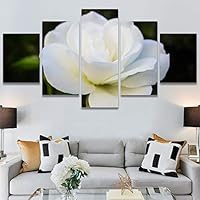 SIGNWIN 5 Panel Canvas Wall Art Flora Snapshot for Home Decorations Ready to Hang - 60