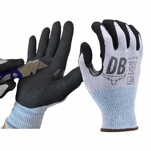 Durabull Safety Workwear or Gardening Gloves. Stretch comfort fit. Sandy Nitrile Coating, Giving a Firm