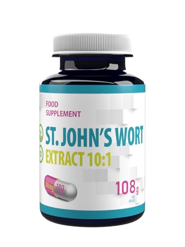 Hepatica Johanniskraut (St. John\'s Wort) 5.000 mg Äquivalent – 180 Vegane Kapseln | Hochdosiert mit 500 mg 10:1 Extrakt | Laborgeprüft | Nahrungsergänzungsmittel Hepatica Johanniskraut (St. John\'s Wort) 5.000 mg Äquivalent – 180 Vegane Kapseln | Hochdosiert mit 500 mg 10:1 Extrakt | Laborgeprüft | Nahrungsergänzungsmittel