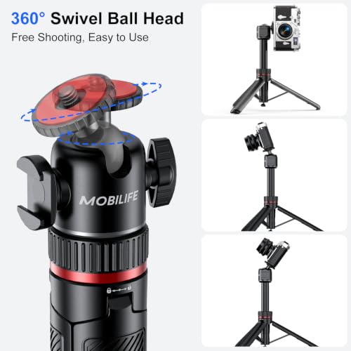 Image of Mobilife Small Camera Tripod Multifunctional Vlog 2 in 1 Tripod Stand