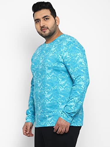 Image of Urbano Plus Men's Printed Full Sleeve Regular Fit Cotton T-Shirt