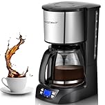 Aigostar Programmable Drip Coffee Maker with 24-Hour Timer, 1.5L/12-Cup, Fast Brewing, 40-Min Keep Warm, Anti-Drip & BPA-Free, Wake to Fresh Coffee Daily - Benno