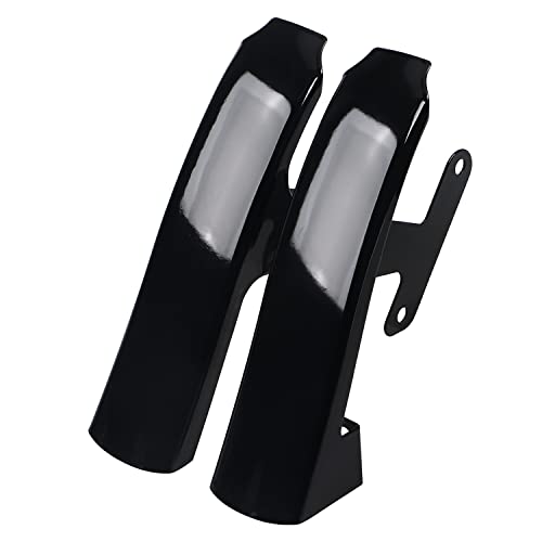 Paneles rellenos para alforjas de guardabarros metálicos para Harley Electra Glide Classic FLHTC 2009-2013, Gloss Black miniatura 1