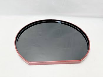 懐石道具 孝昌作 輪島塗 木製黒真塗 半月膳 5客揃 栞 宴会盆 銘々盆 共箱 Amazon.co.jp: 懐石道具 孝昌作 輪島塗 木製黒真塗 半月膳 5客揃