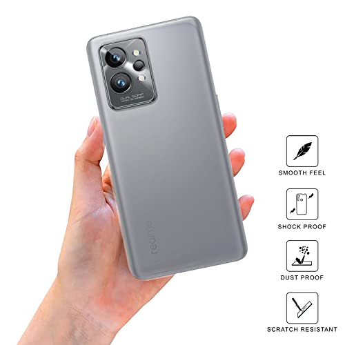 Image of SPRIG Compatible with Realme GT 2 Pro Phone Transparent Miracle Material Premium Back Cover Drop Tested Shock Proof Mobile Case for Men, Women, Boys and Girls with Camera Protection (Transparent)