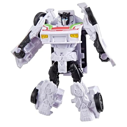 Transformers Hasbro Cyberworld, Wheeljack, Figura de Acción 2 en 1, Coche de Juguete para Niños y Niñas de 6 Años o Más, Color Blanco y Rojo, Diversión y Acción, Coleccionable, Idea Regalo | Ya disponible en tu tienda friki favorita! En mundofriki.es!