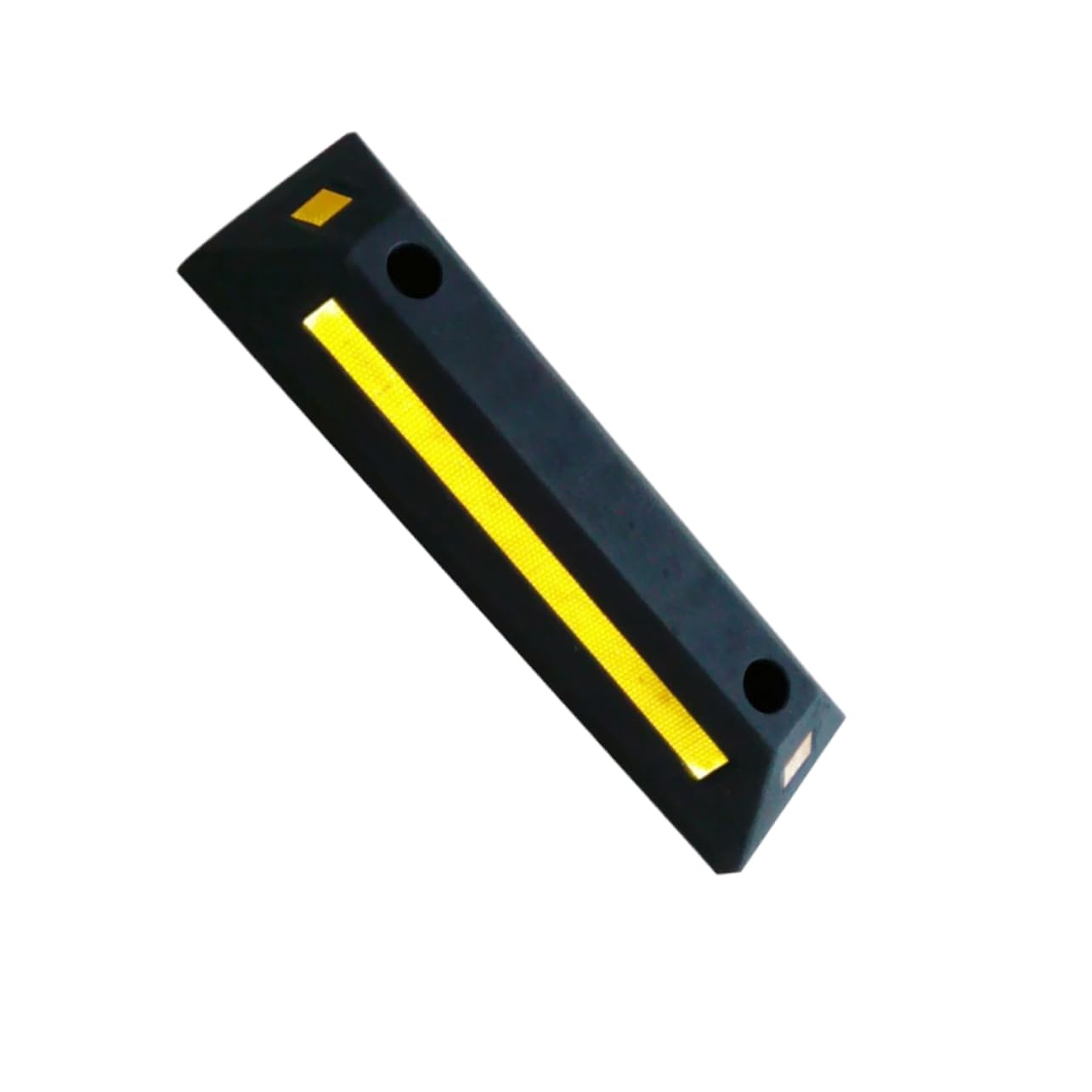 PRETYZOOM PVC Radstopper mit 2 Löchern und Anti Rutsch Funktion für Auto und LKW Räder in Garage