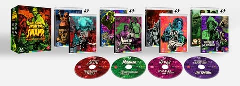 He Came from the Swamp - 4-Disc Box Set ( Sting of Death / Death Curse of Tartu / The Hooked Generation / Electric Shades of Grey / The Nake [ Origen UK, Ningun Idioma Espanol ] (Blu-Ray)