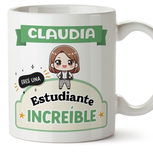 MUGFFINS Tazas Personalizadas para ESTUDIANTE mujer - En Español