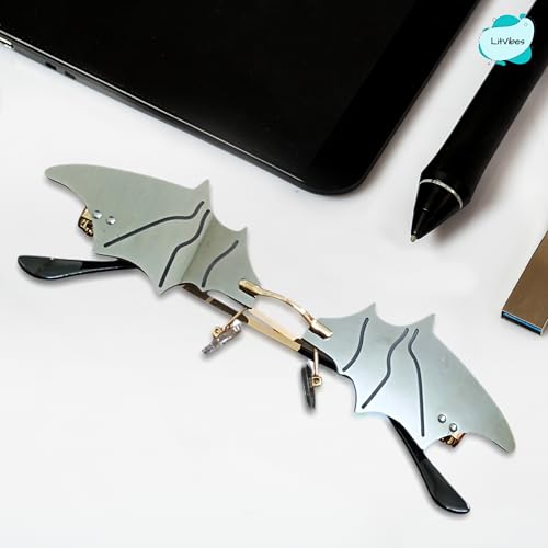 Image of Batman Irregular Shape Non-Polarized Sunglasses Shades Frameless Glasses Eyegear Smartwear Goggles Unique Fashionable Men Women Eyewear For Party Uv 400 Protection For Eyes - Parent