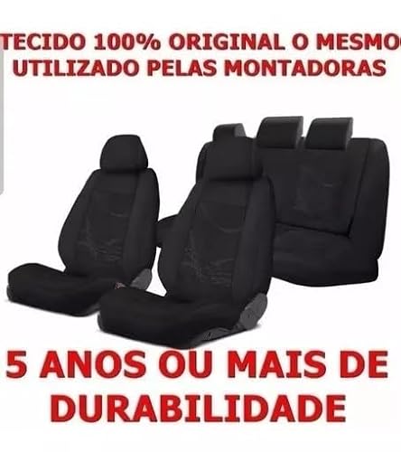 Jogo Capas Banco Tecido Grosso Onix Corsa Prisma Celta Astra