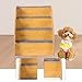 Dog Stair Ramp Pet Climbing Steps Wood Dog Steps Pet Stairs for Couch Bed Older Dogs Cats, 4 Steps