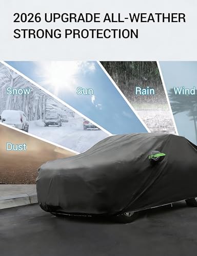 Image of Proadsy Custom Fit 2011-2026 Jeep Grand Cherokee Car Cover Waterproof Sun