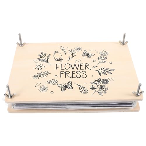Presse à fleurs en bois GLSTOY pour créer un herbier artisanal en famille durant le week-end