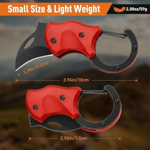 Image of ZEVON Gadgets Home Tools, Car Keychain And Lanyard Strap, Gift For Men, Multipurpose Tool, Red