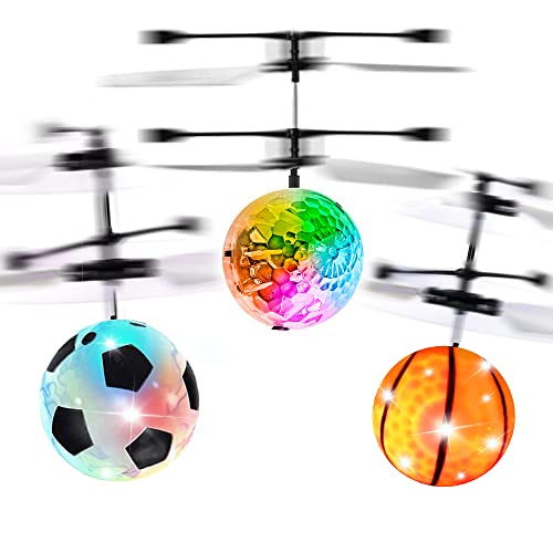 Product Image of the AMONE Flying Ball Toys Infrared Induction RC Toys Mini Ball Drone Helicopter...