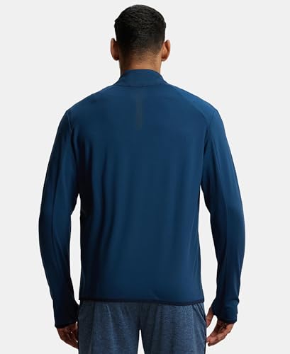 Image of Jockey SP17 Men's Soft Touch Microfiber Elastane Stretch Thumbhole Jacket with Stay Dry Treatment