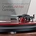 Fluance RT83 Reference High Fidelity Vinyl Turntable Record Player with Ortofon 2M Red Cartridge, Speed Control Motor, High Mass MDF Wood Plinth, Vibration Isolation Feet - Walnut