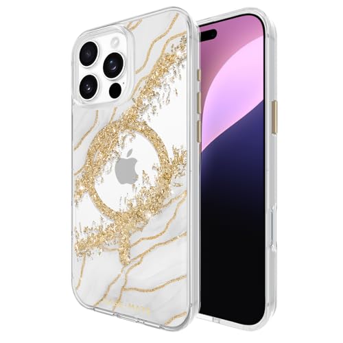 Coque magnétique marbre iPhone 16 Pro Max élégante protection chic au quotidien