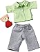 Produktbild HABA Kleiderset Gute Nacht  Shirt und Hose für 30 cm Puppen  Pflegeleicht und waschbar bei 30°C  Ab 18 Monaten  1305980001