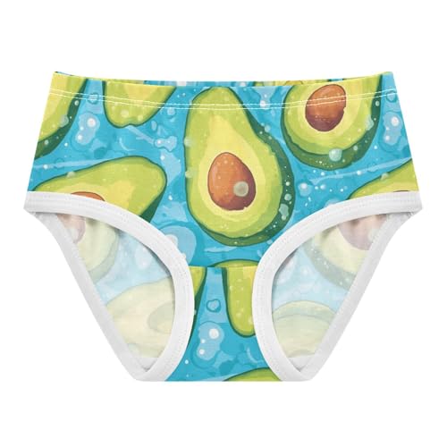 Wusikd Avocado Girls' Underwear Cotton Water Girls Briefs Soft Toddler Underwear 2T