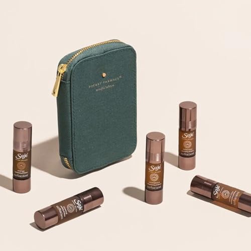Saje Pocket Mindful Edition Essential Oil Set, therapy Essential Oils for Diffusers, Oil Diffuser, Home Essentials, Essential Oil Roll-ons, Aromatherapy Oils - Image 5
