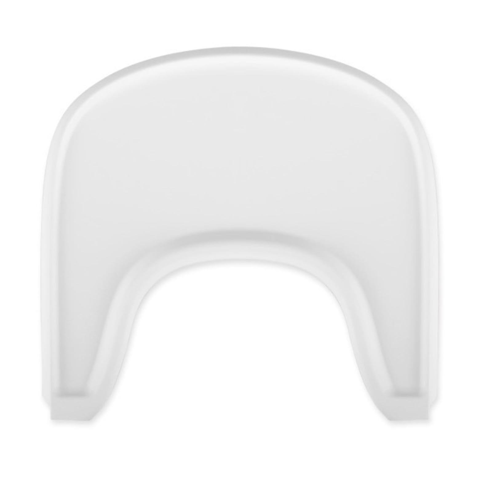 Vassoio compatibile con Stokke Tripp Trapp, tray accessori per seggiolone, per il bambino 6-36 mesi, facile da assemblare, al 100% senza BPA, bianco