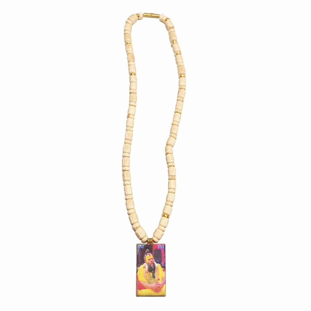 Tulsi Kanthi Mala with Shri Premanand Maharaj Locket – Holy Wooden Beads Necklace for Men, Women & Kids – Ideal for Puja, Bhakti & Gifting-image-5
