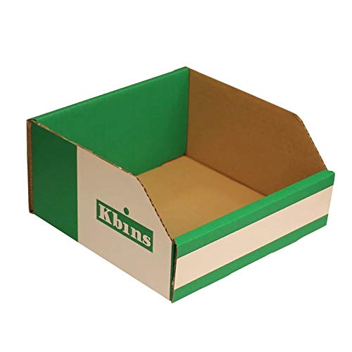 Pack of 50 K Bins - 100mm High Cardboard Storage/Picking Bins (200 x 200mm - A2020)